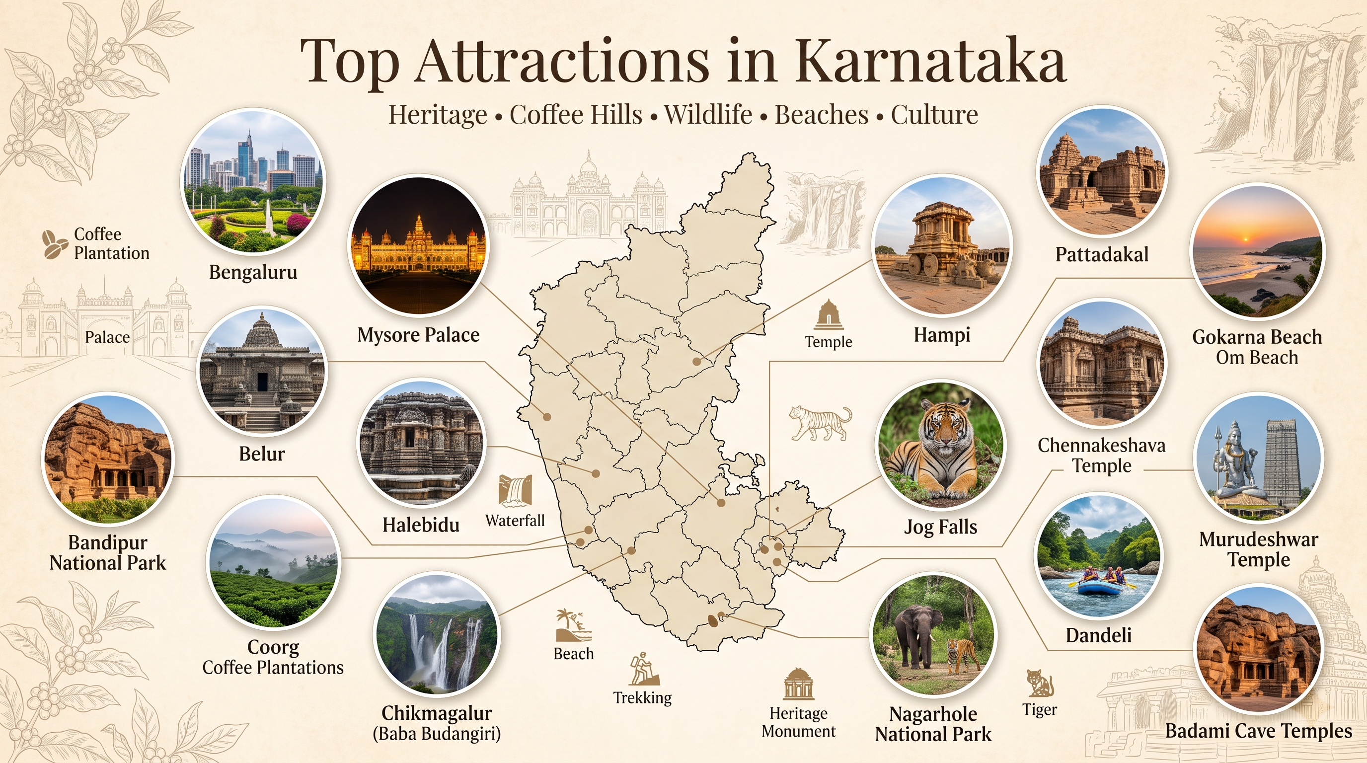 Top Places to Visit in Karnataka