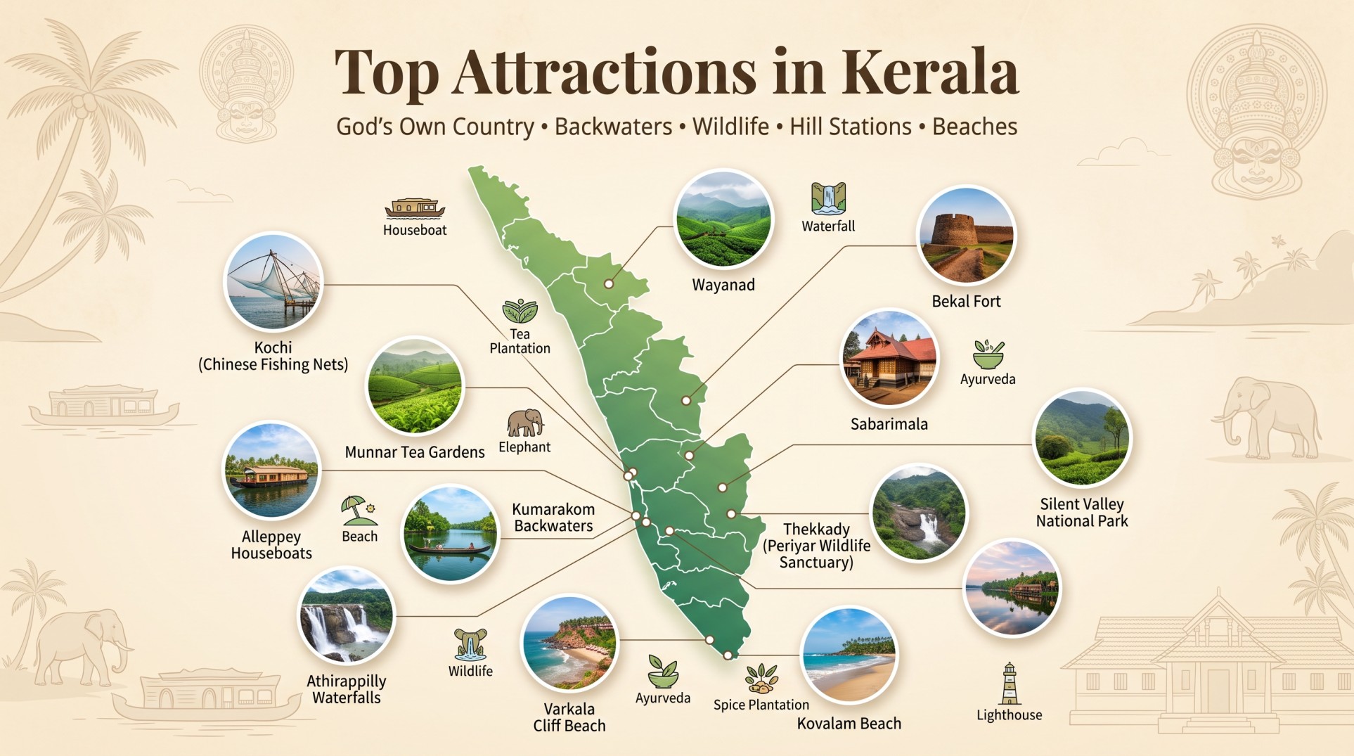 Top Places to Visit in Kerala